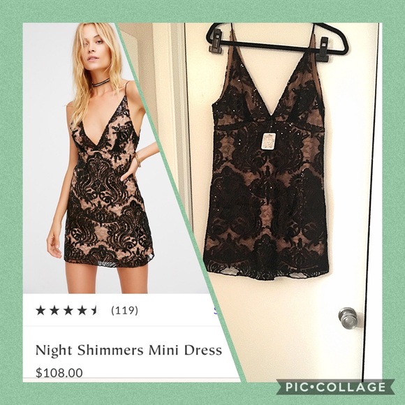Free People Dresses & Skirts - [NWT 4] free people night shimmers minidress